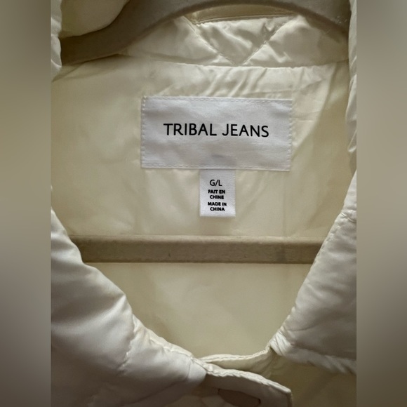 Tribal ecru quilted jacket - Picture 3 of 4